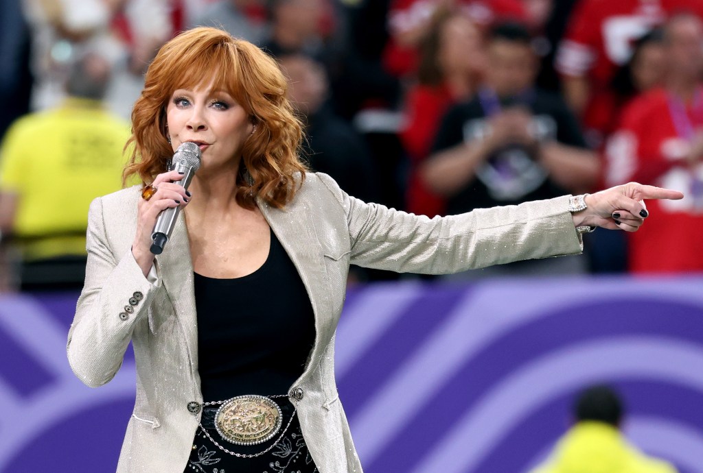 [NewYorkPost] How long was Reba McEntire’s Super Bowl 2024 national