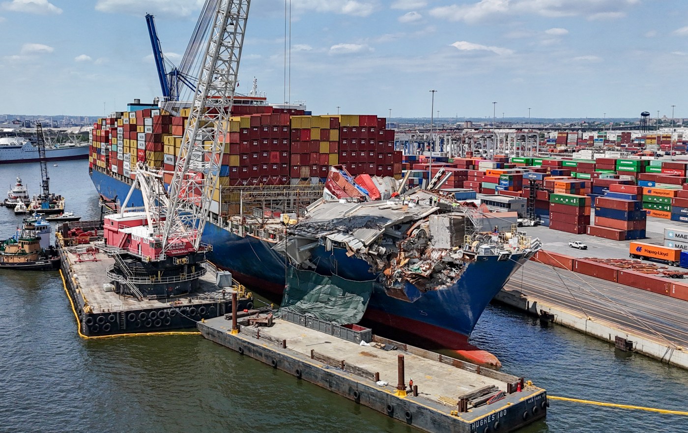 [Baltimore Sun] 12 Weeks After Key Bridge Collapse, Dali Crew Still On ...